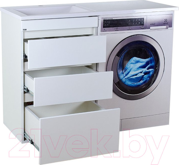 Изображение товара Тумба с умывальником Misty Фостер 55 + Гавана 120 L