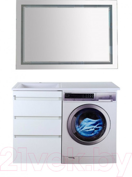 Изображение товара Тумба с умывальником Misty Фостер 55 + Гавана 120 L