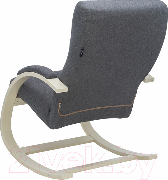 Изображение товара Кресло-качалка Импэкс Leset Милано (слоновая кость/малмо 95 серый)