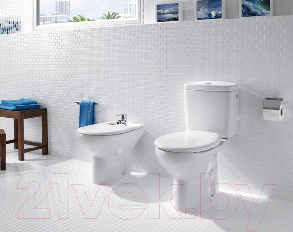 Изображение товара Унитаз напольный Roca Victoria 7342399000 + 734139Z000 + ZRU8013900