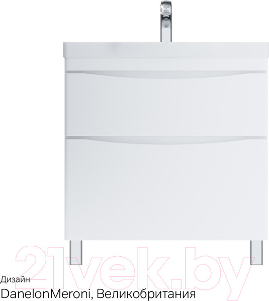 Изображение товара Тумба с умывальником AM.PM Like M80FSX0802WG + M80WCC0802WG