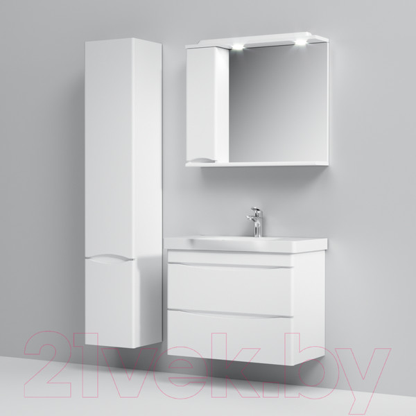 Изображение товара Тумба с умывальником AM.PM Like M80FHX0802WG + M80WCC0802WG