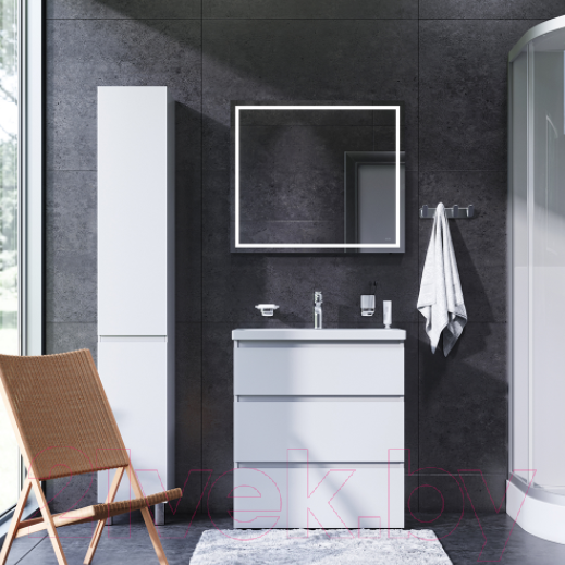 Изображение товара Тумба с умывальником AM.PM Gem M91FSX0752WG + M90WCC0752WG