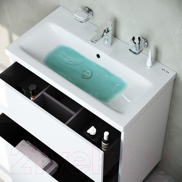 Изображение товара Тумба с умывальником AM.PM Gem M90-FSX0602-WC0602WG