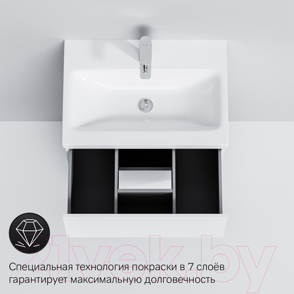 Изображение товара Тумба с умывальником AM.PM Gem M90-FSX0602-WC0602WG