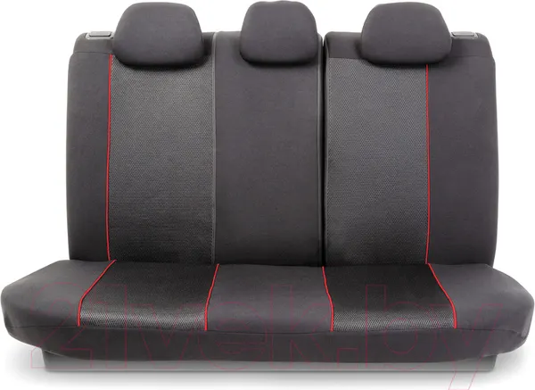 Изображение товара Комплект чехлов для сидений Autoprofi Aeroboost AER-1102 BK/RD