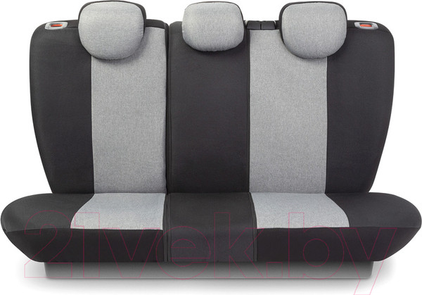 Изображение товара Комплект чехлов для сидений Autoprofi Linen LIN-1505 BK/L.GY