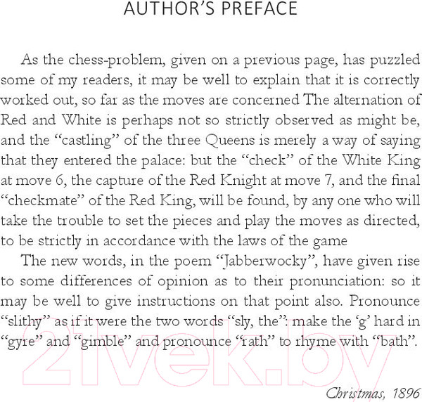 Изображение товара Книга Попурри Alice Through the Looking-Glass (Carroll L.)