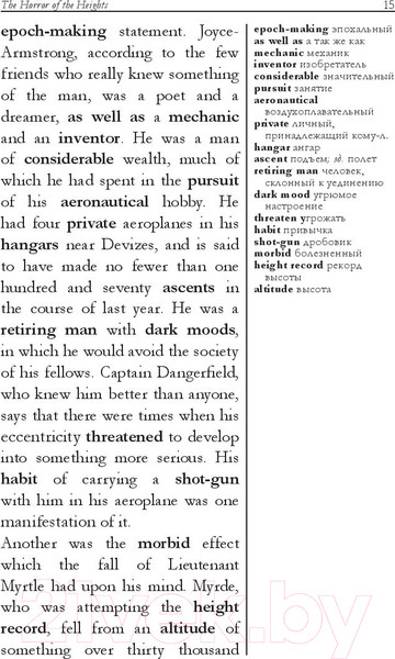 Изображение товара Книга Попурри The Horror of the Heights (Doyle A. C.)