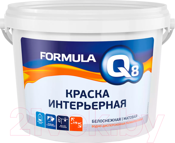 Изображение товара Краска Formula Q8 Интерьерная (13кг)