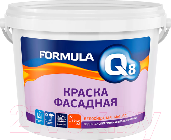Изображение товара Краска Formula Q8 Фасадная (13кг)
