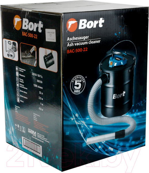 Изображение товара Профессиональный пылесос Bort BAC-500-22