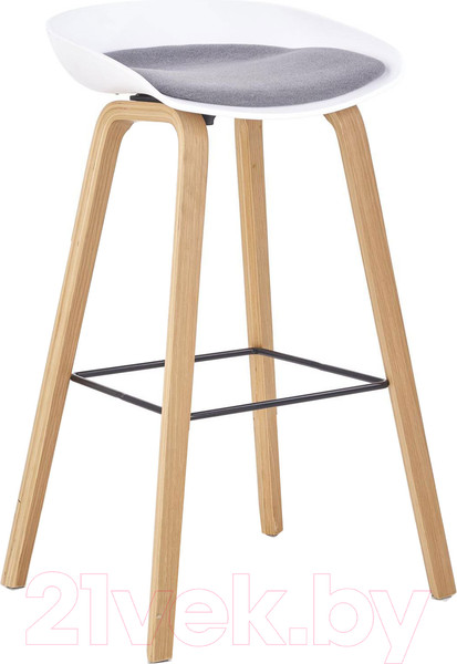 Изображение товара Стул барный Halmar H86 (белый/серый)