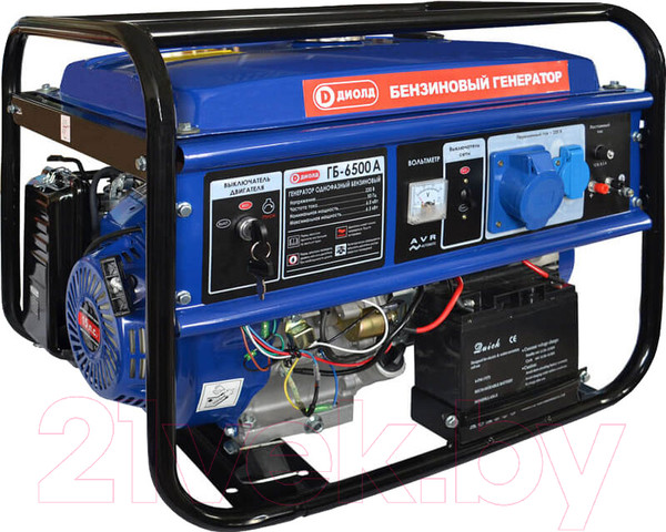 Изображение товара Бензиновый генератор Диолд ГБ-6500 А (30021090)