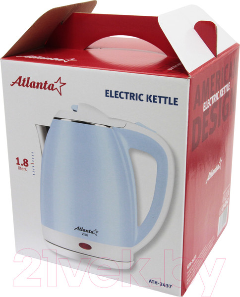 Изображение товара Электрочайник Atlanta ATH-2437 (голубой)