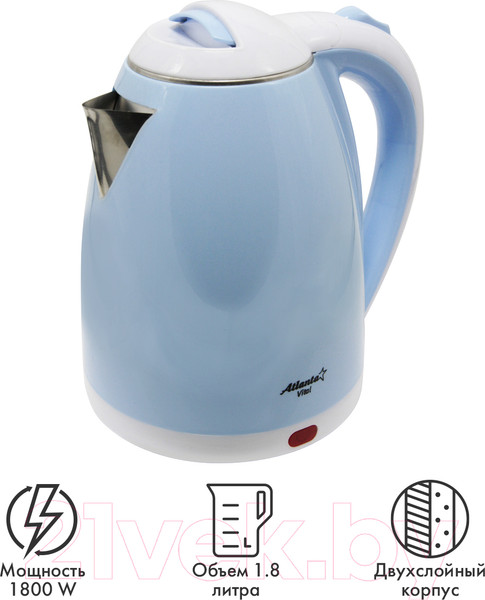 Изображение товара Электрочайник Atlanta ATH-2437 (голубой)