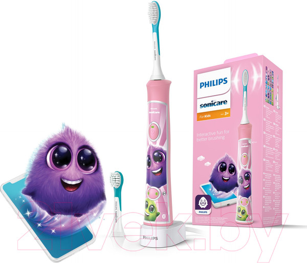 Изображение товара Детская звуковая зубная щетка Philips Sonicare For Kids HX6352/42