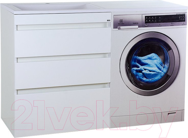 Изображение товара Тумба с умывальником Misty Фостер 70 / Э-Фос01070-013ЯНС+Гавана 130D L