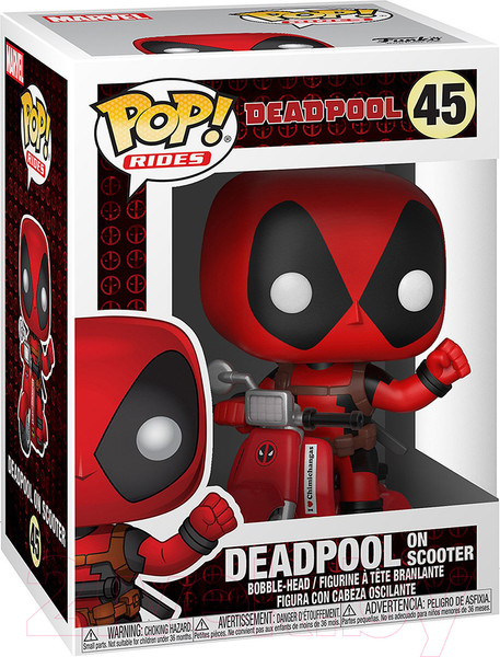 Изображение товара Фигурка коллекционная Funko POP! Rides: Deadpool: Deadpool & Scooter / 30969