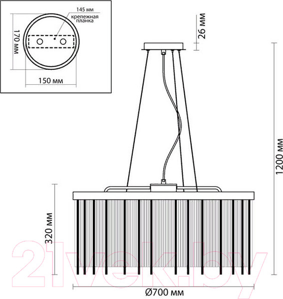 Изображение товара Люстра Odeon Light York 4788/10
