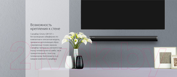 Изображение товара Звуковая панель (саундбар) Ginzzu GM-501