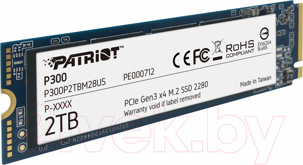 Изображение товара SSD диск Patriot P300 2TB M2 (P300P2TBM28)