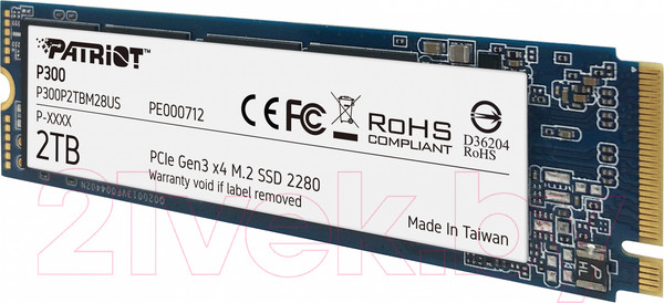Изображение товара SSD диск Patriot P300 2TB M2 (P300P2TBM28)