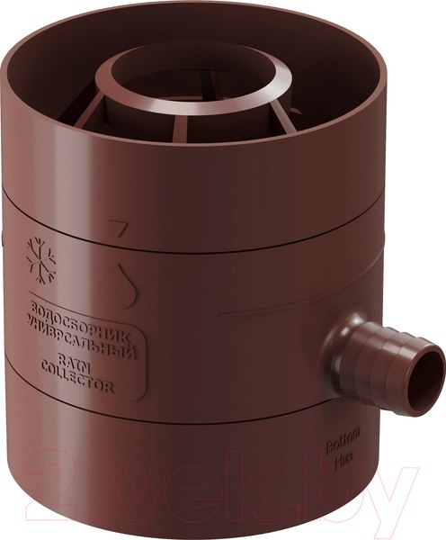 Изображение товара Водосборник водосточный Docke RAL 8019 (шоколад)