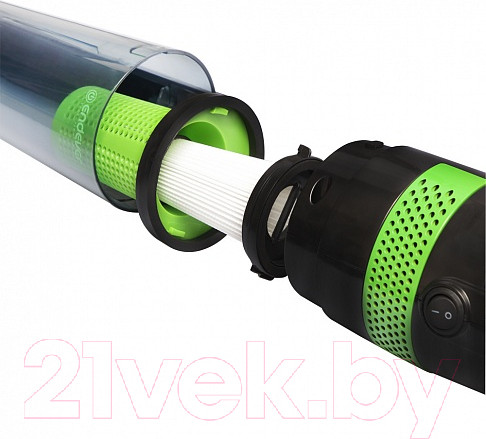 Изображение товара Вертикальный пылесос Endever SkyClean VC-292 (черный/зеленый)