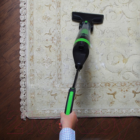 Изображение товара Вертикальный пылесос Endever SkyClean VC-292 (черный/зеленый)
