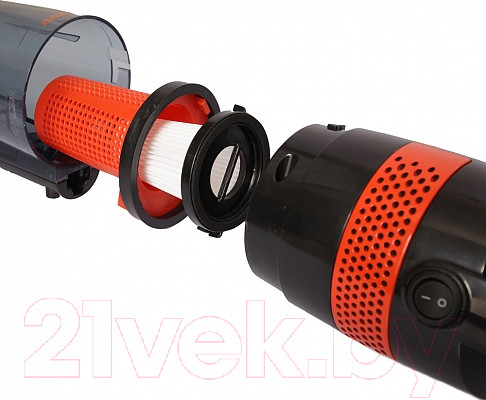 Изображение товара Вертикальный пылесос Endever SkyClean VC-294 (черный/оранжевый)