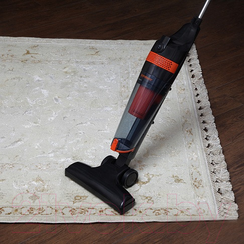 Изображение товара Вертикальный пылесос Endever SkyClean VC-294 (черный/оранжевый)