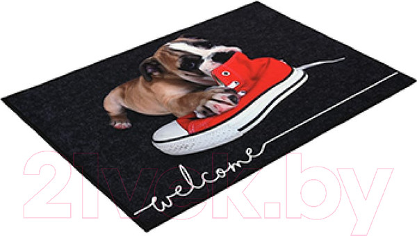 Изображение товара Коврик грязезащитный VORTEX Velur Щенок 40x60 / 24238