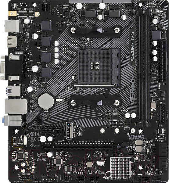 Изображение товара Материнская плата AsRock A520M-HVS