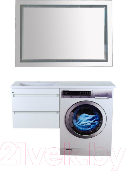 Изображение товара Тумба с умывальником Misty Фостер 55 / Э-Фос01055-012Я + Гавана 120 L