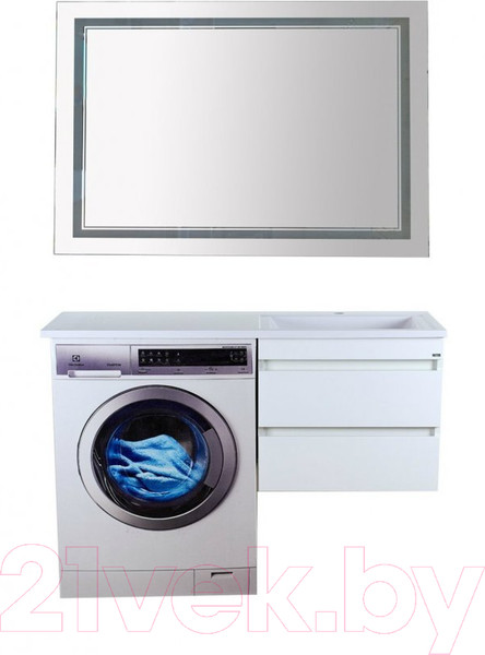 Изображение товара Тумба с умывальником Misty Фостер 55 / Э-Фос01055-012Я + Гавана 120 D R