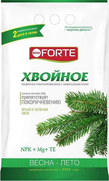 Изображение товара Удобрение Bona Forte Хвойное весна-лето BF23010251 (2кг)
