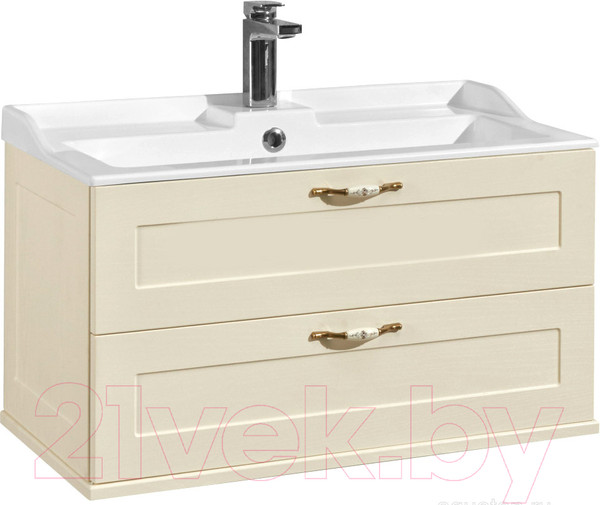 Изображение товара Тумба с умывальником Акватон Леон 80 (1A1863K0LBPR0)