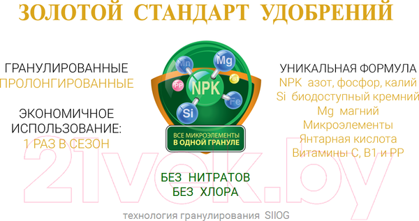 Изображение товара Удобрение Bona Forte Ягодное Весна-лето BF23010241 (2.5кг)