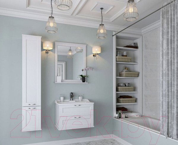 Изображение товара Тумба с умывальником Акватон Леон 65 (1A1870K0LBPS0)