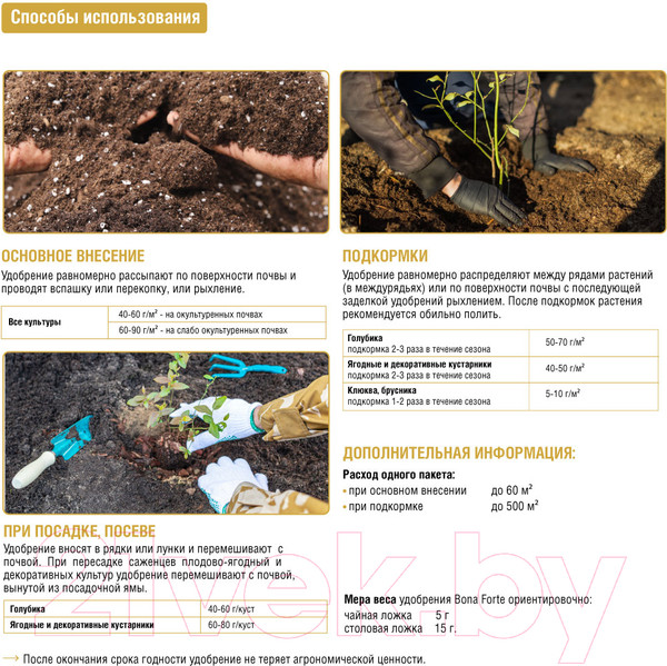 Изображение товара Удобрение Bona Forte Голубика с цеолитом BF23010271 (2.5кг)