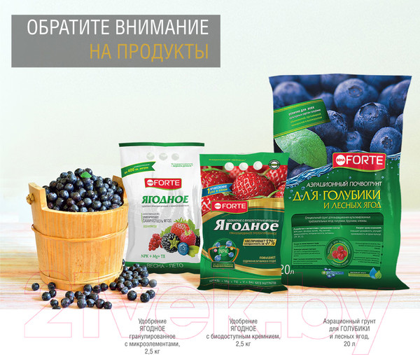 Изображение товара Удобрение Bona Forte Голубика с цеолитом BF23010271 (2.5кг)