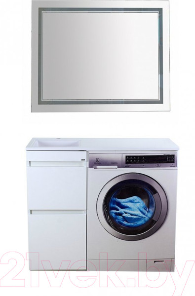 Изображение товара Тумба с умывальником Misty Фостер-40 / Э-Фос01040-012Я + Гавана 100 D L