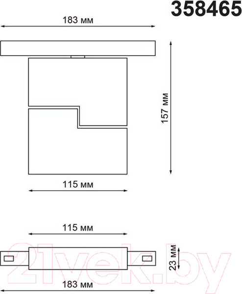 Изображение товара Трековый светильник Novotech Flum 358465