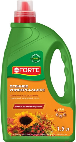 Изображение товара Удобрение Bona Forte Универсальное осеннее BF21040161 (1.5л)