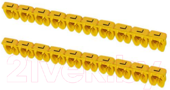 Изображение товара Маркер кабельный TDM SQ0534-0042 (100шт, желтый)