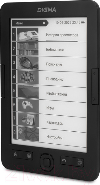 Изображение товара Электронная книга Digma R654 (черный)