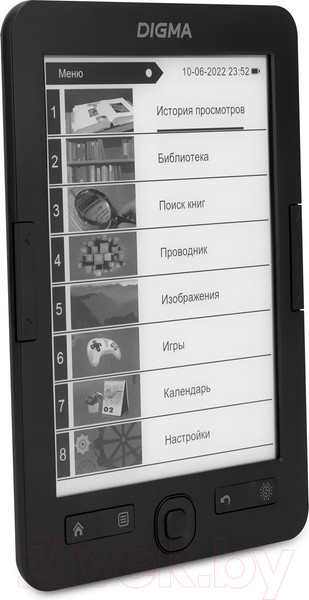 Изображение товара Электронная книга Digma R654 (черный)