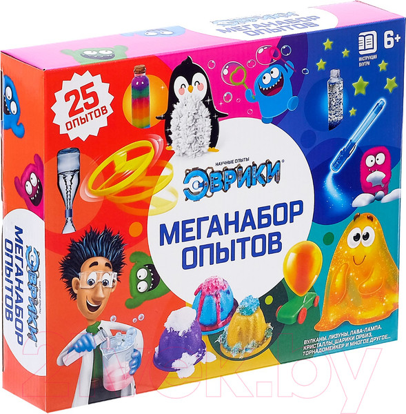 Изображение товара Набор для опытов Эврики Мега-набор опытов / 4354856