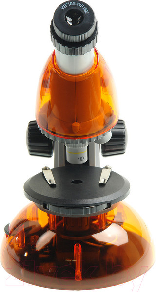 Изображение товара Микроскоп оптический Микромед Атом 40x-640x / 27389 (апельсин)